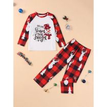 SC Family Christmas Printed Homewear Pajamas Parent-Child Clothing GSGS-0599#