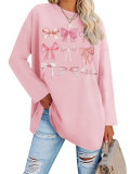 SC Loose Letter Print Drop Shoulder Sleeve T Shirt GSGS-2080