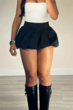 SC Solid Color Pleated Half Body Skirt GMLX-TEMU