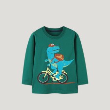 SC Kids Boys Cartoon Dinosaur Print Pullover Top GASD-5258