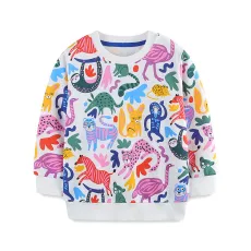 SC Kids Girls' Knitted Long Sleeve Sweatshirt GASD-8211