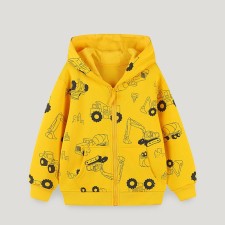 SC Kids Boy's Cartoon Print Zipper Sweatshirt GASD-6003