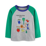 SC Kids Boys' Luminous Printed Long Sleeve T-Shirt GASD-5380