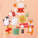 SC Kids Girl's Christmas Print Loose Sweatshirts GASD-8223
