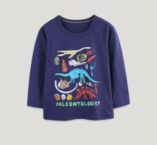 SC Kids Boy's Dinosaur printing Long Sleeve Casual T Shirt GASD-5391