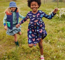 SC Kids Girl's Cartoon Butterfly Print Princess Dress GASD-1531