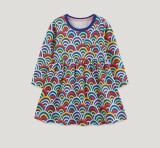 SC Kids Girl's Print Long Sleeve Fashion Dress GASD-1534