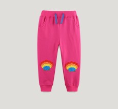 SC Kids Girl's Casual Embroidered Sport Pants GASD-3122