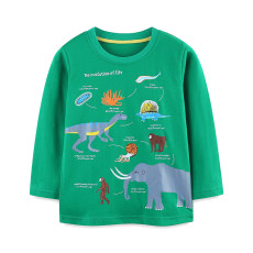 SC Kids Boy's Cartoon Print O Neck Sweatshirt GASD-5392