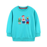 SC Kid Boy's Christmas Embroidered Knit Sweatshirt GASD-8239