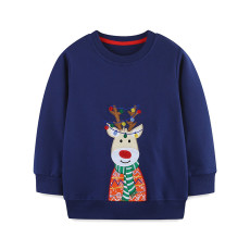 SC Kids Boy's Christmas Embroidered Long Sleeve Sweatshirt GASD-8220 GASD-8219