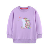 SC Kid Gril's Cartoon Embroidery Long Sleeve Sweatshirt GASD-8230