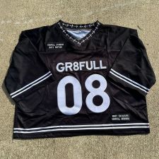 Men's Plus Size Loose V-neck Sports T-shirt GYCF-9245-1