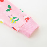 SC Kids Girl's Christmas Print O Neck Sweatshirt GASD-8222
