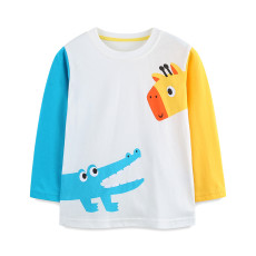 SC Kids Boy's Color Block Long Sleeve T Shirt GASD-5397