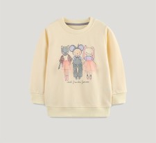SC Kids Girl's O Neck Long Sleeve Casual Tops GASD-8262