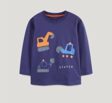 SC Kids Boy's Digger Print Long Sleeve T-shirt GASD-5404