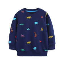 SC Kids Boy's Cartoon Print Long Sleeve Tops GASD-8238