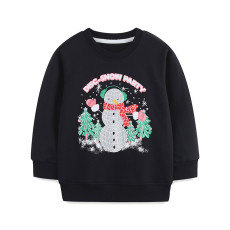 SC Kids Christmas Knit Cotton Crew Neck Sweatshirt GASD-8251