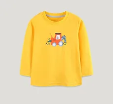 SC Kids Fashion Solid Color Print Boy's T Shirt GASD-5399