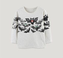 SC Kids Boys Halloween Bat Print T-Shirt GASD-5389