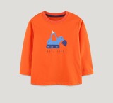 SC Kids Boys Solid Color Print T Shirt GASD-5402