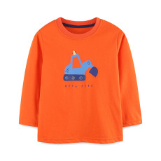 SC Kids Boys Solid Color Print T Shirt GASD-5402
