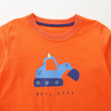 SC Kids Boys Solid Color Print T Shirt GASD-5402