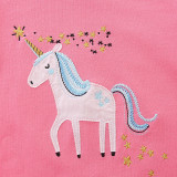 SC Kids Girls Cartoon Unicorn Pattern Sweatshirt GASD-8265