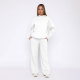 SC Solid Long Sleeve Hooded Sweatshirt Pants 2 Piece Set SSNF-211467