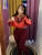 SC Color Block Long Sleeve Micro Flare Pants Suit CH-24060