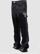 SC Men's Appliqued Denim Stacked Flare Jean GDMY-MGD661