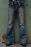 SC Men's Fashion Vintage High Waist Flare Jean GDMY-2009