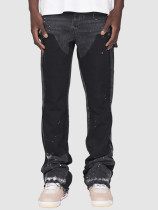 SC Men's Appliqued Denim Stacked Flare Jean GDMY-MGD661
