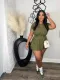 SC Button Pleated Skirt Knit Casual Two-piece Set GCNF-0223