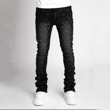 SC Men's Pearl Denim Stacking Straight Jeans GDMY-3038
