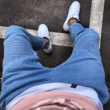 SC Men's Plus Size Solid Color Tight Jeans GDMY-1011