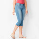 SC Plus Size Fashion Washed Slim 7-point Jeans GDMY-kv0197