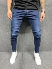 SC Men's Casual Washed Slim Tight Pencil Jeans GDMY-2050