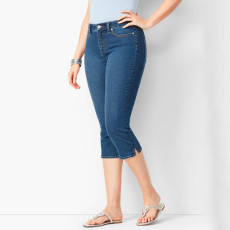 SC Plus Size Fashion Washed Slim 7-point Jeans GDMY-kv0197