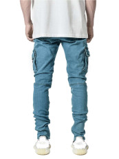 SC Men's Fashion Multi-pockets Pencil Jeans GDMY-MGD8