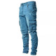 SC Men's Fashion Multi-pockets Pencil Jeans GDMY-MGD8