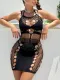 SC Erotic Lingerie Straps Princess Hollow Net Dress GYDE-YD6641