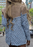 SC Checkerboard Plaid Jacquard Patchwork Coats SHMF-M-6188