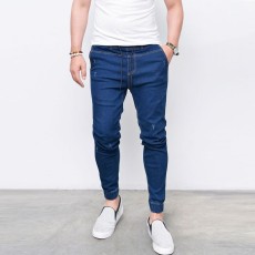 SC Men's Plus Size Solid Color Pencil Jeans GDMY-11181