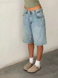 SC Denim Loose Fashion 5 Point Pants GDMY-FZ12125