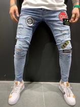 SC Men's Emblem Patchowork Pencil Jeans GDMY-1925