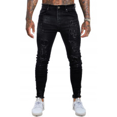 SC Men's Casual Solid Color Pencil Jeans GDMY-M15