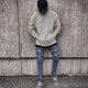 SC Men's Fashion Holes Zipper Pencil Jeans GDMY-1062
