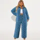 SC Plus Size Cardigan Tassel Long Sleeve Pants Suit GDAM-218552